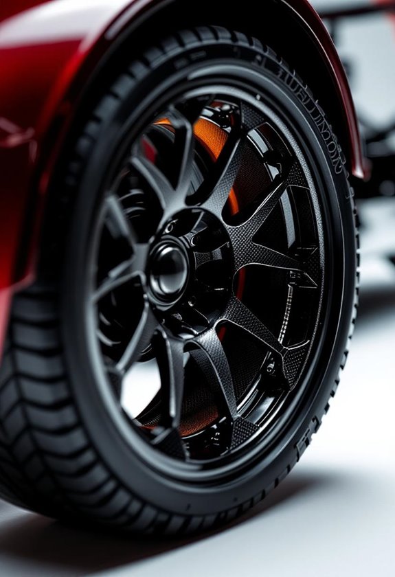 luxury rc cars aluminum hubs