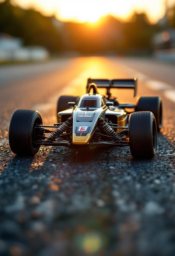 safety gear ensures racing safety